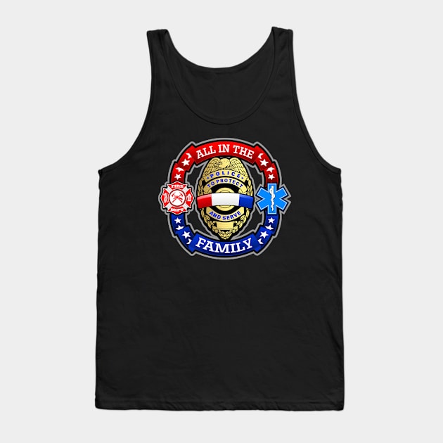 ALL IN THE FAMILY Tank Top by razrgrfx